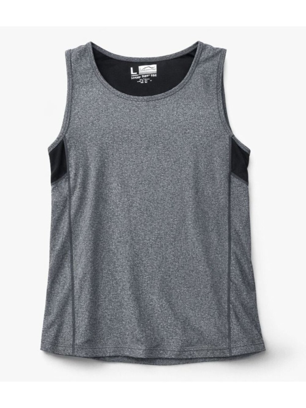 Women's Shockdry sleeveless Tee sz L black & Gray Sport Essentials Athletic wear